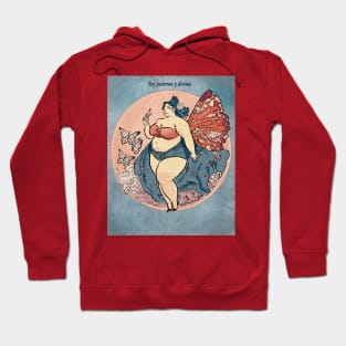 Soy poderosa y divina fairy (Spanish text and background) Hoodie